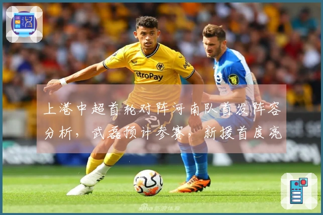 上港中超首轮对阵河南队首发阵容分析，武磊预计参赛，新援首度亮相